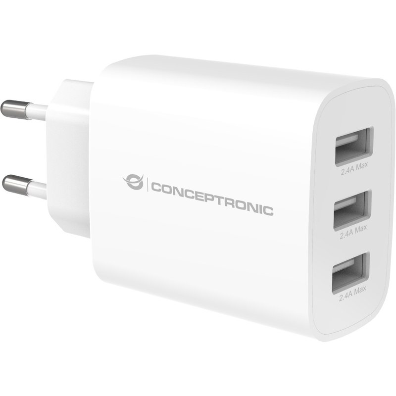 Conceptronic ALTHEA13W 3-Port 30W USB Charger