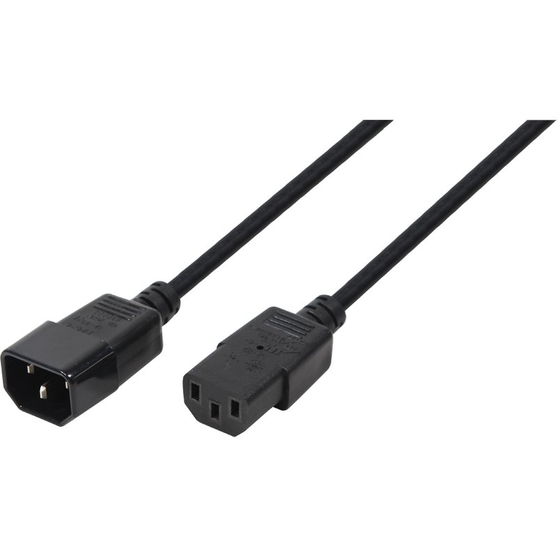 LogiLink CP091 power cable Black 1.8 m C14 coupler C13 coupler