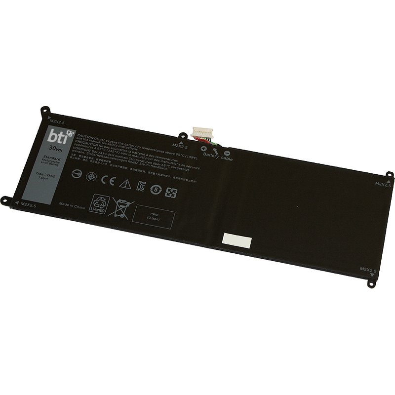 BTI 30Wh 2 cell 451-BBQG compatible battery for DELL LATITUDE 12 775 XPS 12 9250 LATITUDE 12 7275