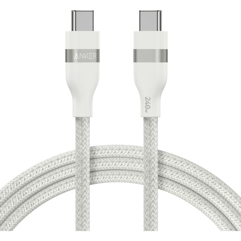 Anker A82E2H USB cable 1.8 m USB C 0.48 Gbit/s 240 W White