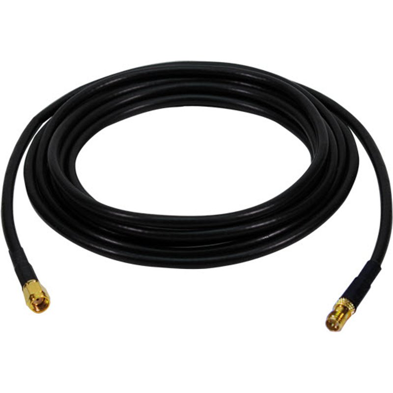 LogiLink 5m RP-SMA M/F signal cable Black