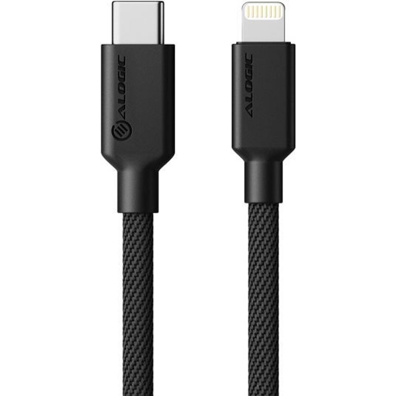 ALOGIC ELPC8P02-BK mobile phone cable Black 2 m USB C Lightning