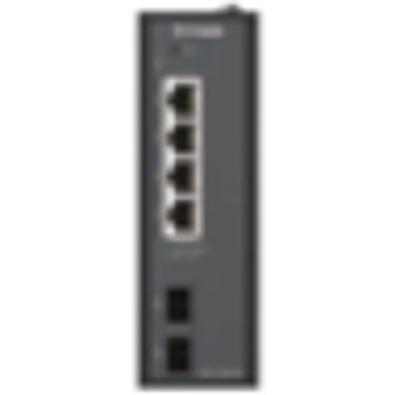 D-Link 6-Port Gigabit Industrial Smart Managed Switch with 2 x SFP Ports