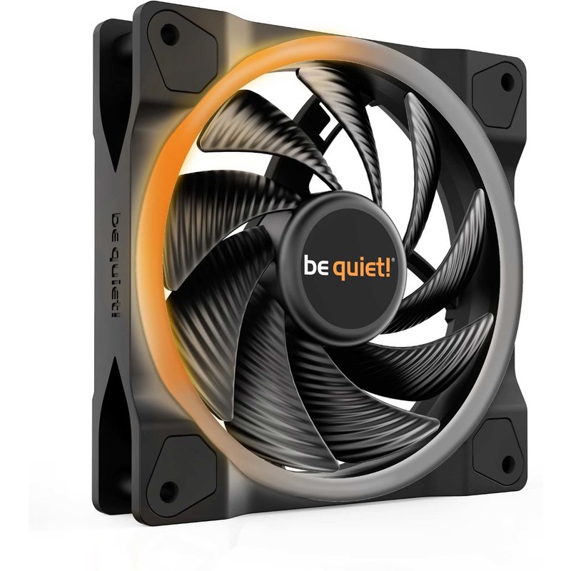 be quiet! Light Wings 120mm ARGB PWM High Speed Fan Black Fan 12 cm 2500 RPM 88.86 m/h Black