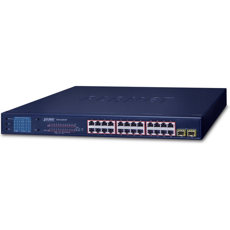 PLANET GSW-2620VHP network switch Unmanaged Gigabit Ethernet (10/100/1