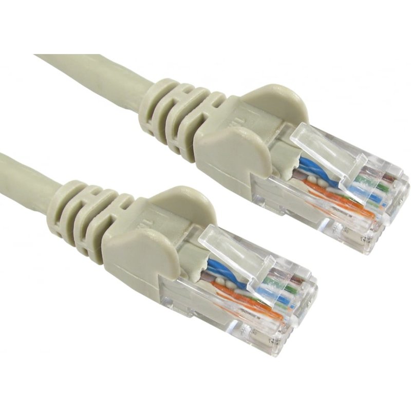 Cables Direct 0.5m Economy Gigabit Networking Cable - Grey