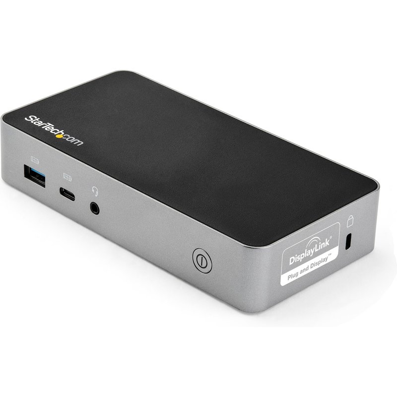 StarTech.com USB-C Dock - Dual Monitor 1080p HDMI Laptop Docking Station - 65W Power Delivery - 1x USB-C, 3x USB-A, Ethernet - Dual Video Display USB 3.1 Gen 1 Type-C Dock - Mac & Windows