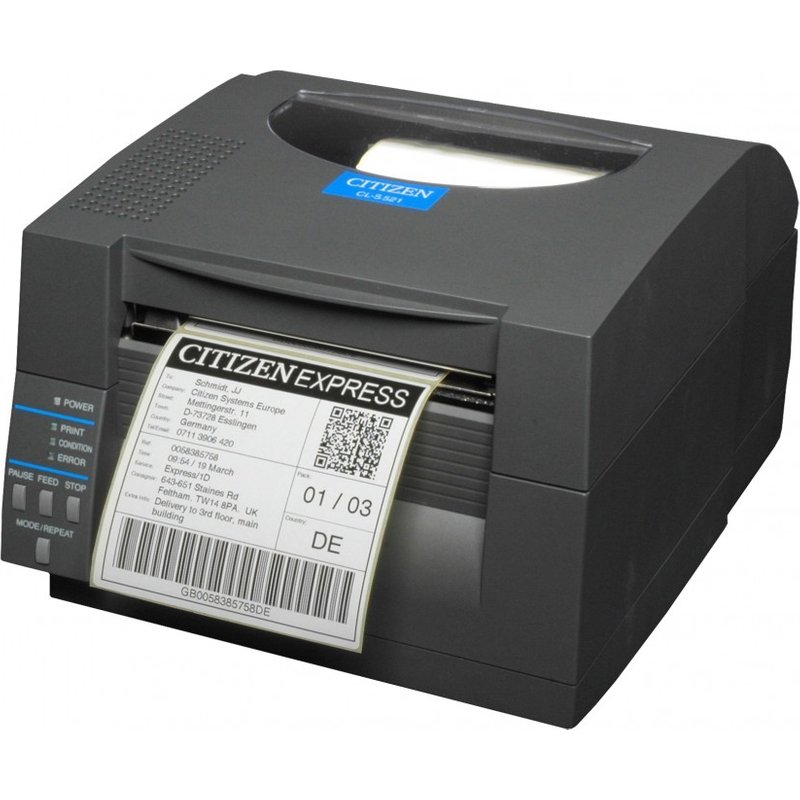 Citizen CL-S521II label printer Direct thermal 203 x 203 DPI 150 mm/sec Wired