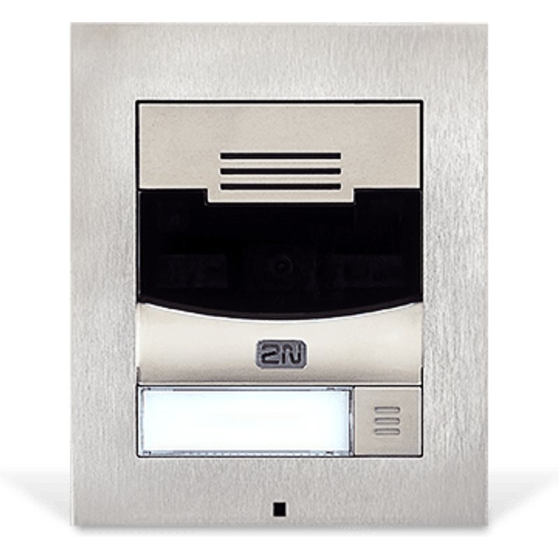 2N IP Solo video intercom system Nickel