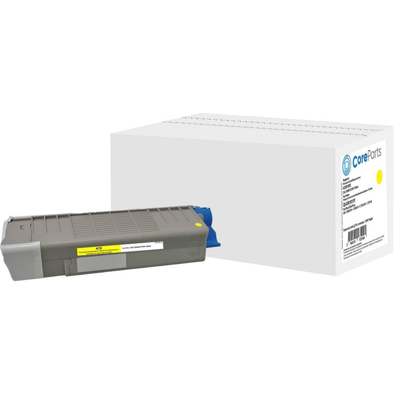 CoreParts Toner Yellow 43381905