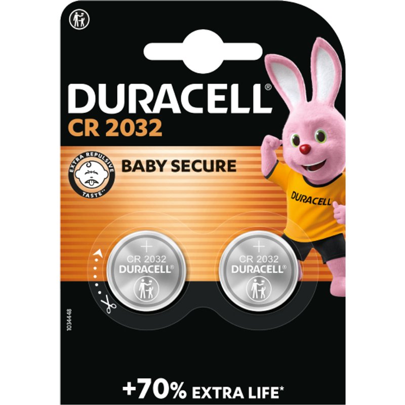 Duracell CR2032 Batteria a bottone al litio - 2 pezzi