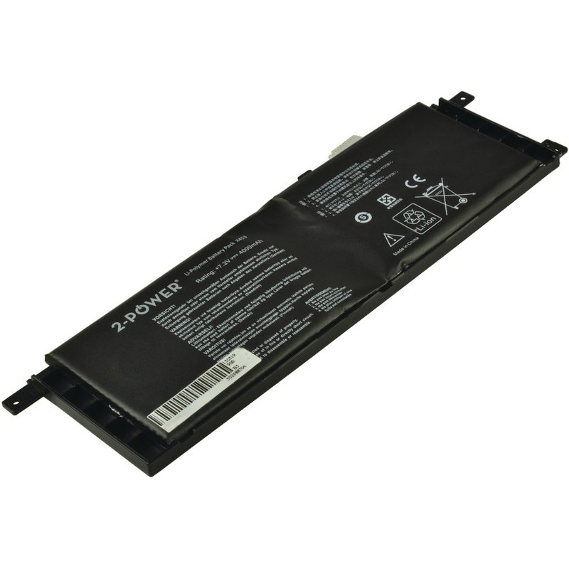 2-Power 7.2V 4000mAh Li-Polymer Laptop Battery