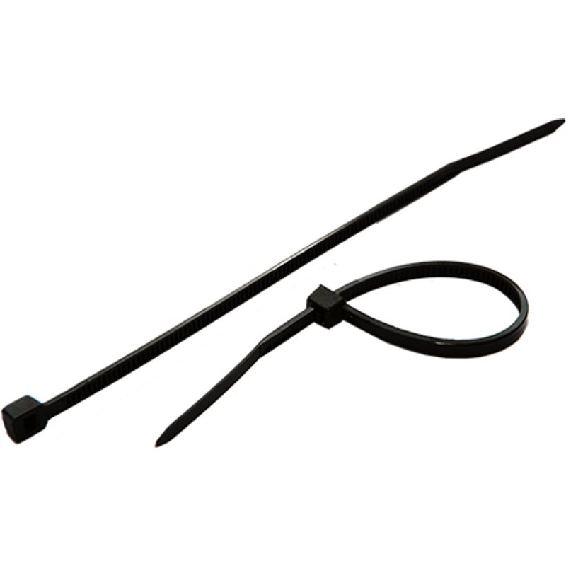 Cablenet Cabletie 4.8mm x 300mm Black (PK 100)
