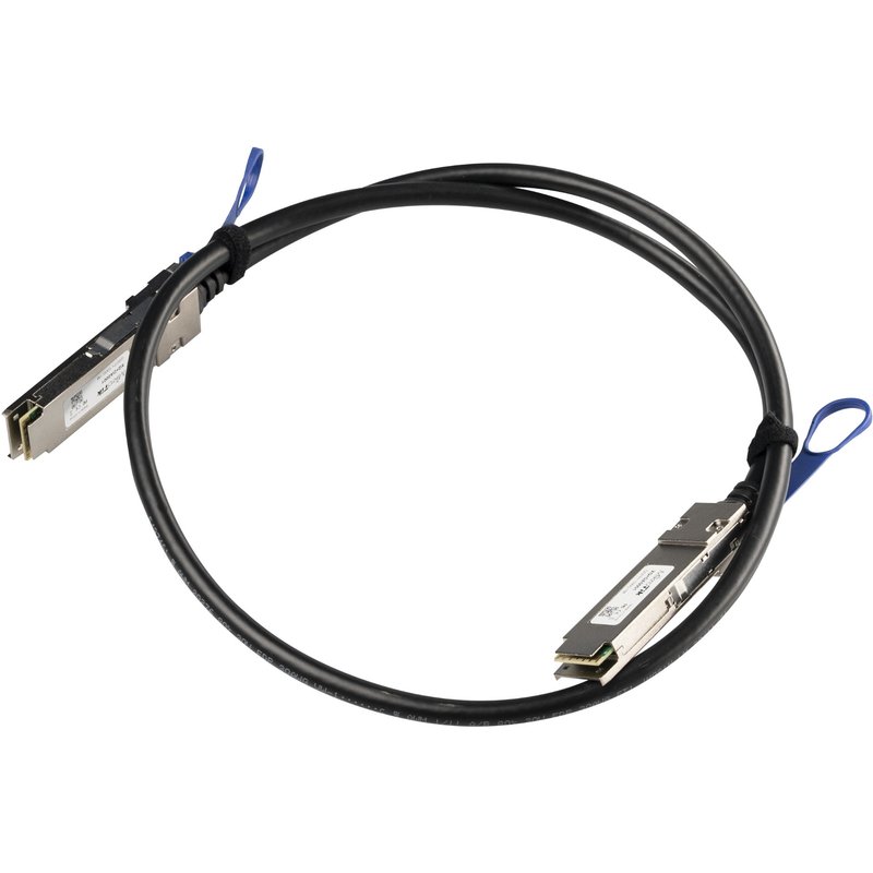 Mikrotik XS+DA0001 InfiniBand/fibre optic cable 1 m SFP/SFP+/SFP28 Bla