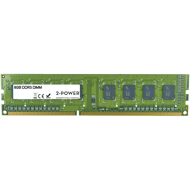 2-Power 8GB MultiSpeed 1066/1333/1600 MHz DIMM Memory