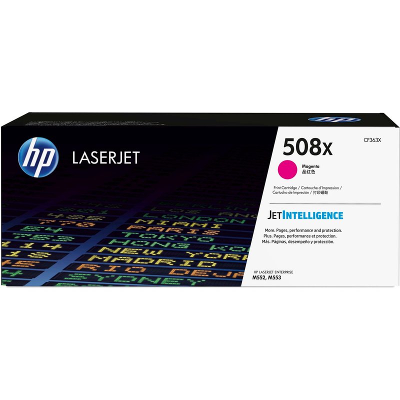HP CF363X/508X Toner cartridge magenta. 9.5K pages ISO/IEC 19798 for H