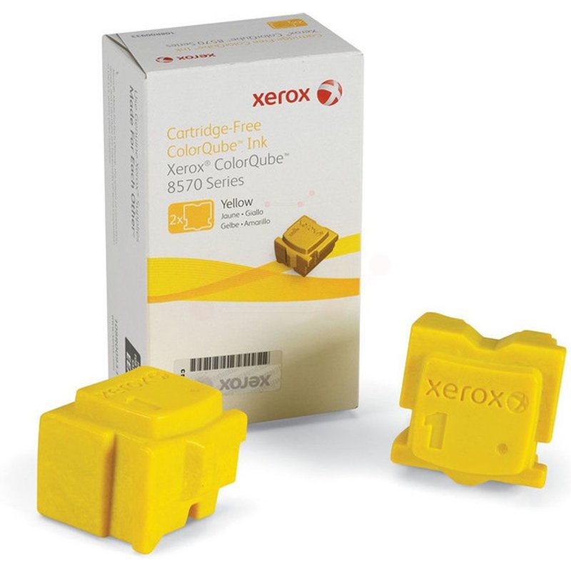 Xerox 108R00933 Dry ink in color-stix yellow twin pack. 2x4.4K pages P