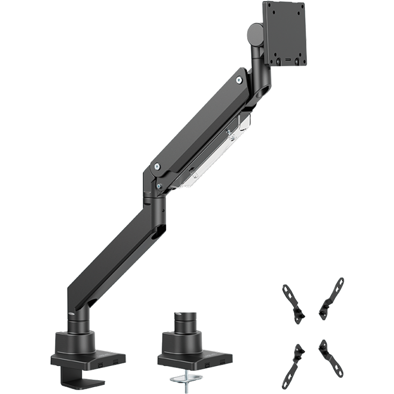 LogiLink Monitor mount. 17"-57". heavy-duty. gas spring. bla