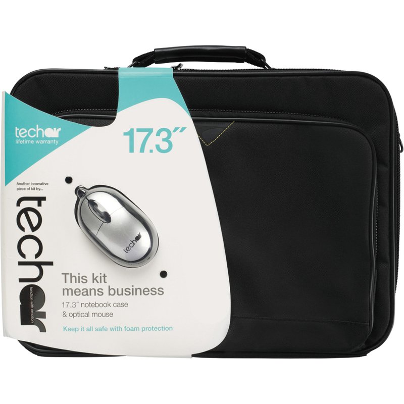 Techair TABUN33Mv4 16-17.3" Classic Laptop Bag and Mouse