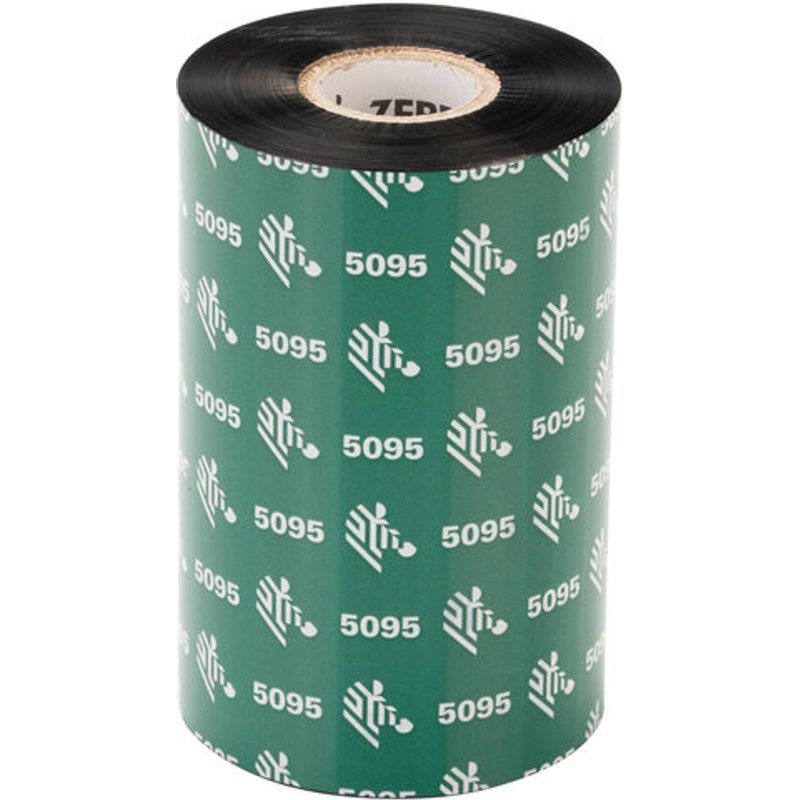 Zebra 5095 Resin. Ribbon length: 450 m Ribbon width: 11 cm Quantity per box: 6 pc(s)