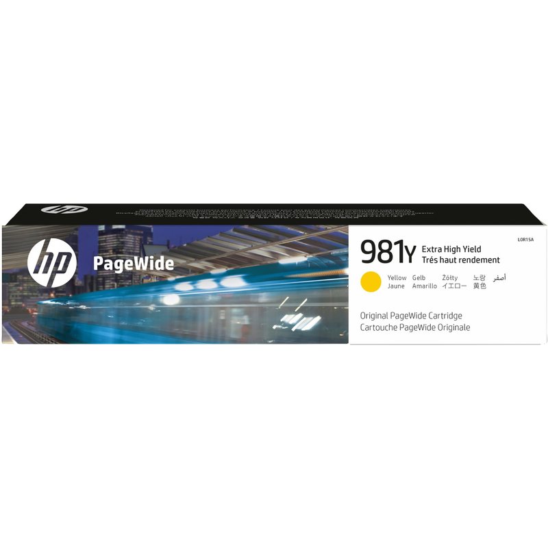 HP L0R15A/981Y Ink cartridge yellow. 16K pages ISO/IEC 19798 183ml for