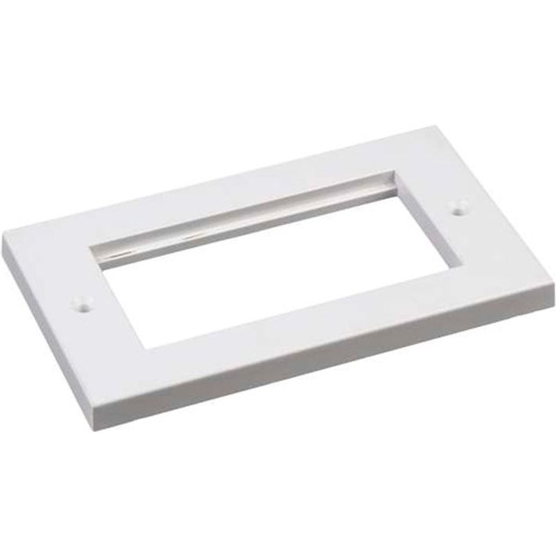 FDL 86 x 145mm MODULAR FACEPLATE - 2 GANG / 4 MODULE 100 x 50mm