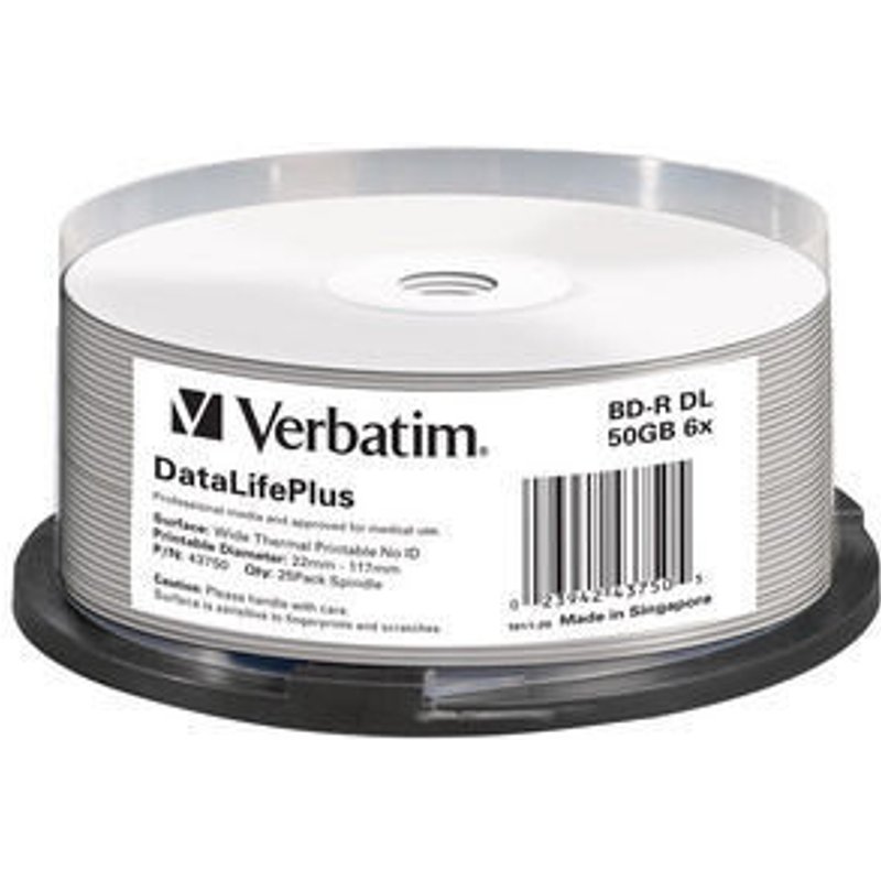 Verbatim DataLifePlus BD-R 50 GB 25 pc(s)