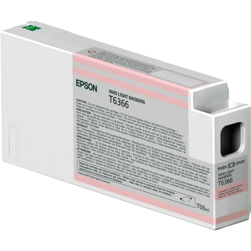 Epson C13T636600/T6366 Ink cartridge light magenta 700ml for Epson Sty