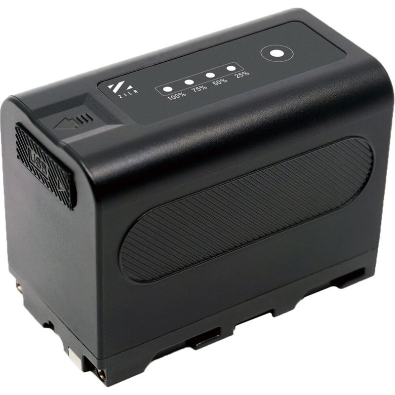 Zilr NP-F780 Battery with USB Type-C Power Delivery 30W (6.800mAh)