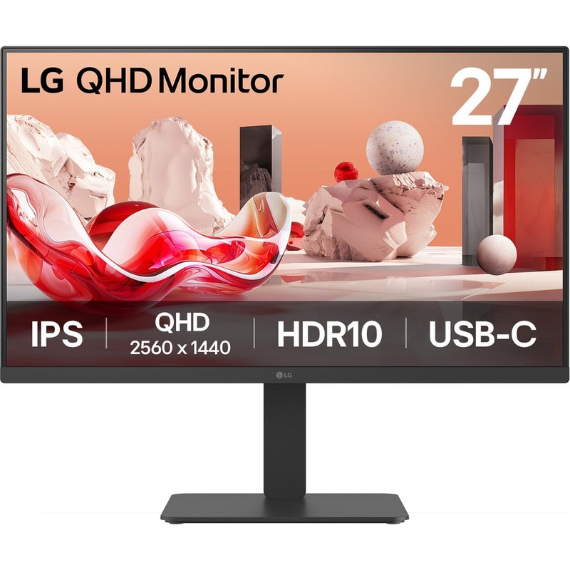 LG 27BA65QB-B.AEU computer monitor 68.6 cm (27") 2560 x 1440 pixe