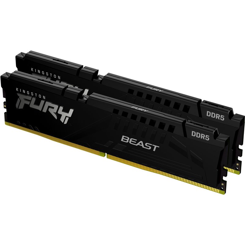 Memorija za PC, 32GB (2x 16GB) DDR5 6000MT/s, Kingston Fury, CL36, White, KF560C36BWE2K2-32