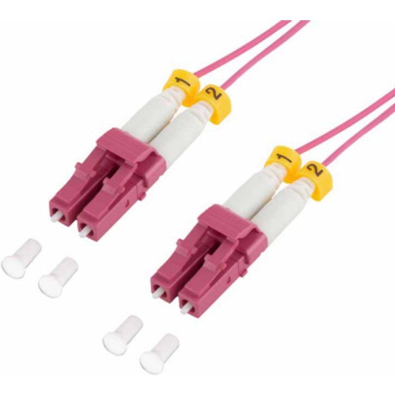 LogiLink FS4LC02 InfiniBand/fibre optic cable 2 m LC LC/UPC Violet