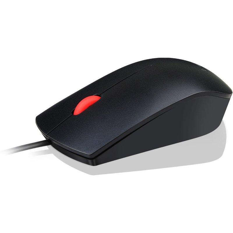 Lenovo 4Y50R20863. Form factor: Ambidextrous. Movement detection technology: Optical Device interface: USB Type-A Movement resolution: 1600 DPI Buttons type: Pressed buttons Buttons quantity: 3 Scroll type: Wheel. Product colour: Black