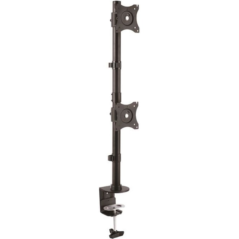 StarTech.com Desk-Mount Dual Monitor Mount, Vertical, Steel - For up to two 27" or 34" Ultrawide (22lb/10kg) VESA Mount Displays