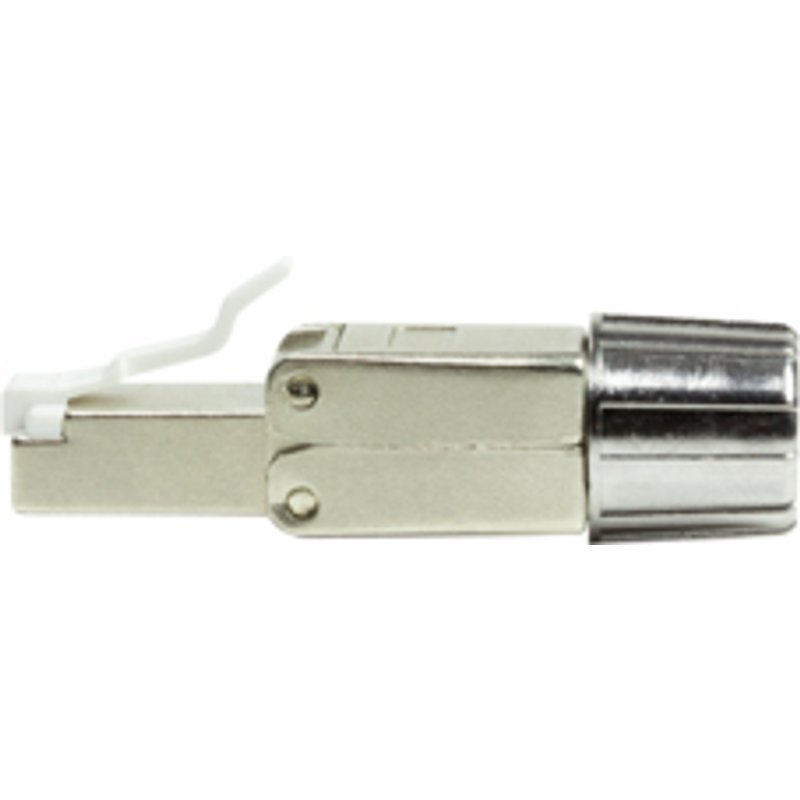 LogiLink MP0080 - CAT.8.1 feldkonfektionierbarer RJ45 Stecker Grey. St