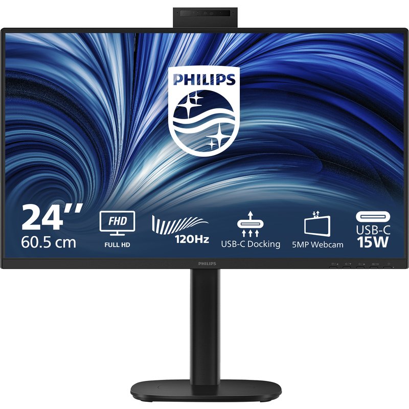 Philips 3000 series 24B2U3301H/00 computer monitor 60.5 cm (23.8") 1920 x 1080 pixels Full HD LCD Black