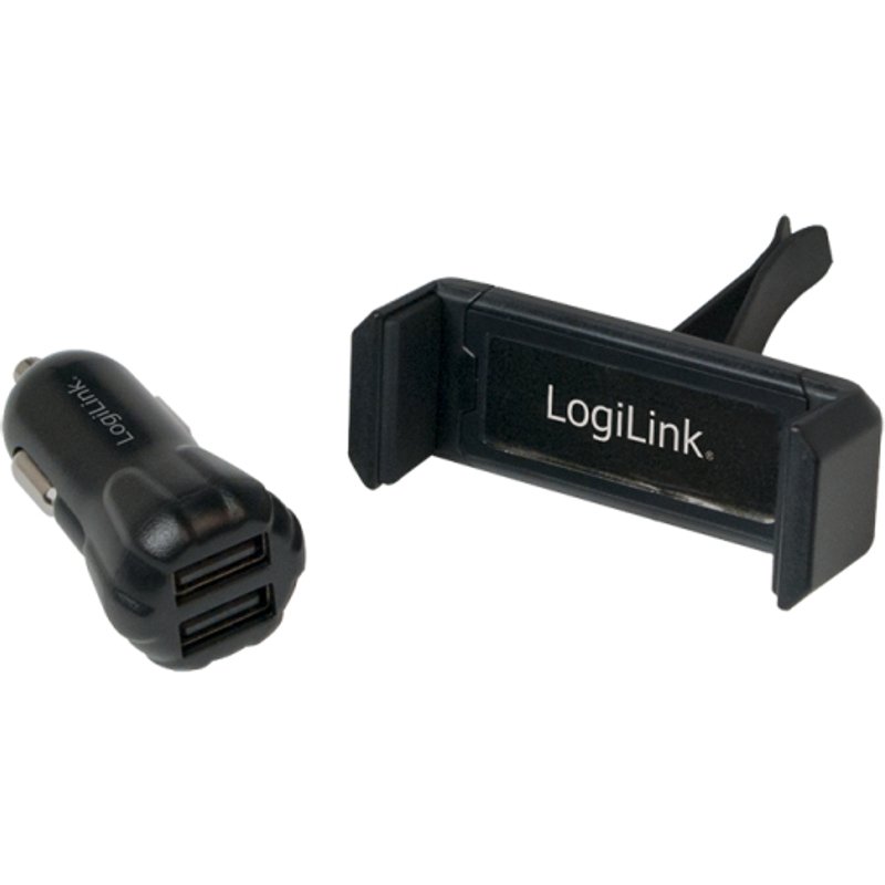 LogiLink PA0133 mobile device charger Smartphone. Tablet Black Cigar l