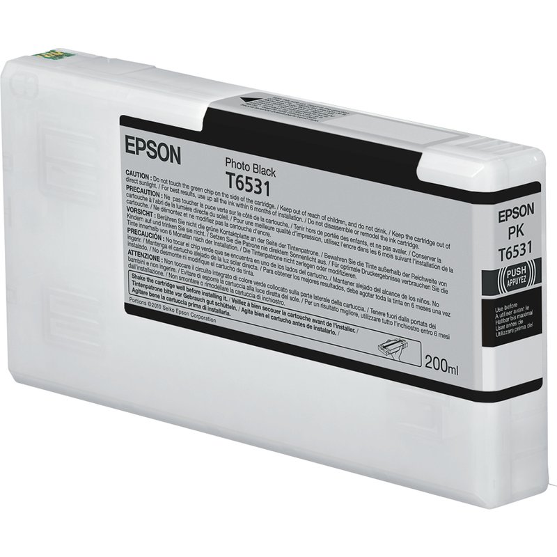 Epson C13T653100/T6531 Ink cartridge foto black 200ml for Epson Stylus
