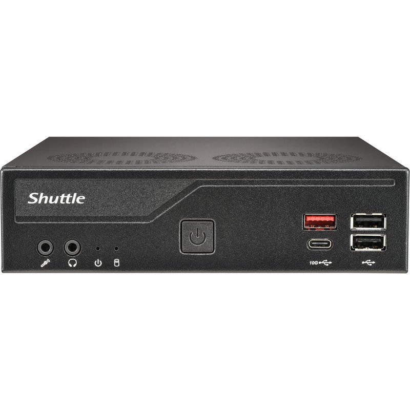 Shuttle Slim PC DH810 . S1851. 1x HDMI (2.1). 1x DP. 1x USB-C (DP). 1x