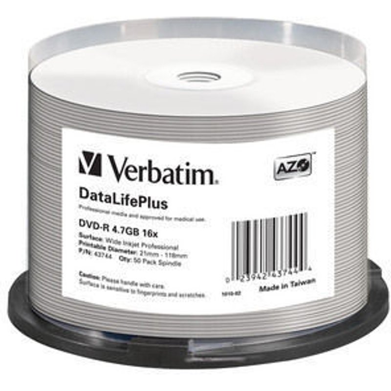 Verbatim DataLifePlus 4.7 GB DVD-R 50 pc(s)