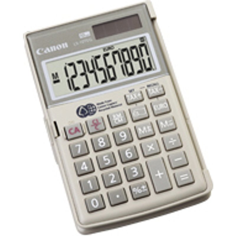 Canon LS-10TEG calculator Pocket Financial Grey