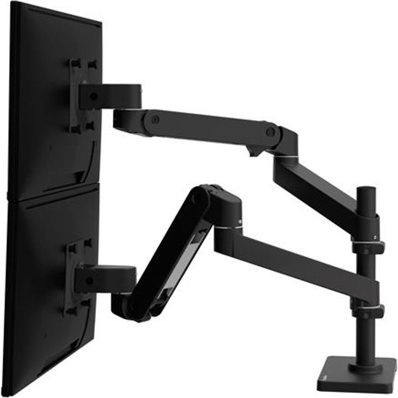 Ergotron LX Pro Series 45-690-292 Clamp 20 kg 68.6 cm (27") 100 x 100 mm Height adjustment Black