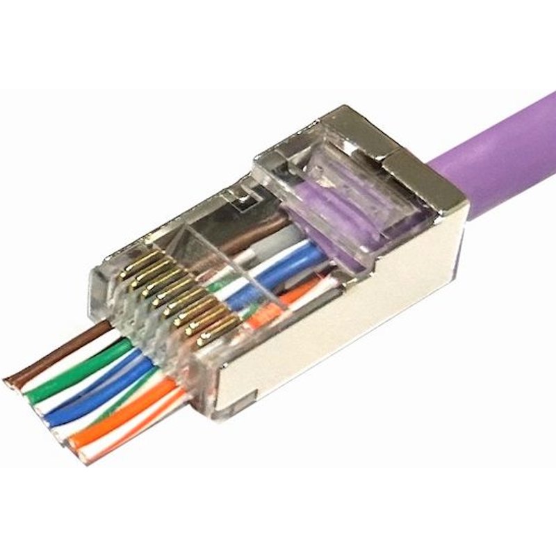 Microconnect KON506-50EZ wire connector RJ45 Silver
