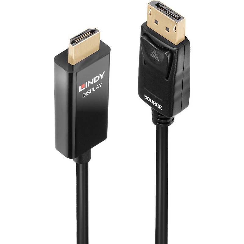 Lindy 5m DP to HDMI Adapter Cable with HDR