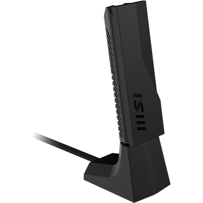 MSI BE6500 WiFi7 USB Stick - Dongle Wireless USB WLAN Wi-Fi 7 (802.11be) 2880 Mbit/s Black
