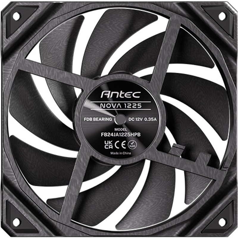 Antec Nova Computer case Fan 12 cm Black 3 pc(s)