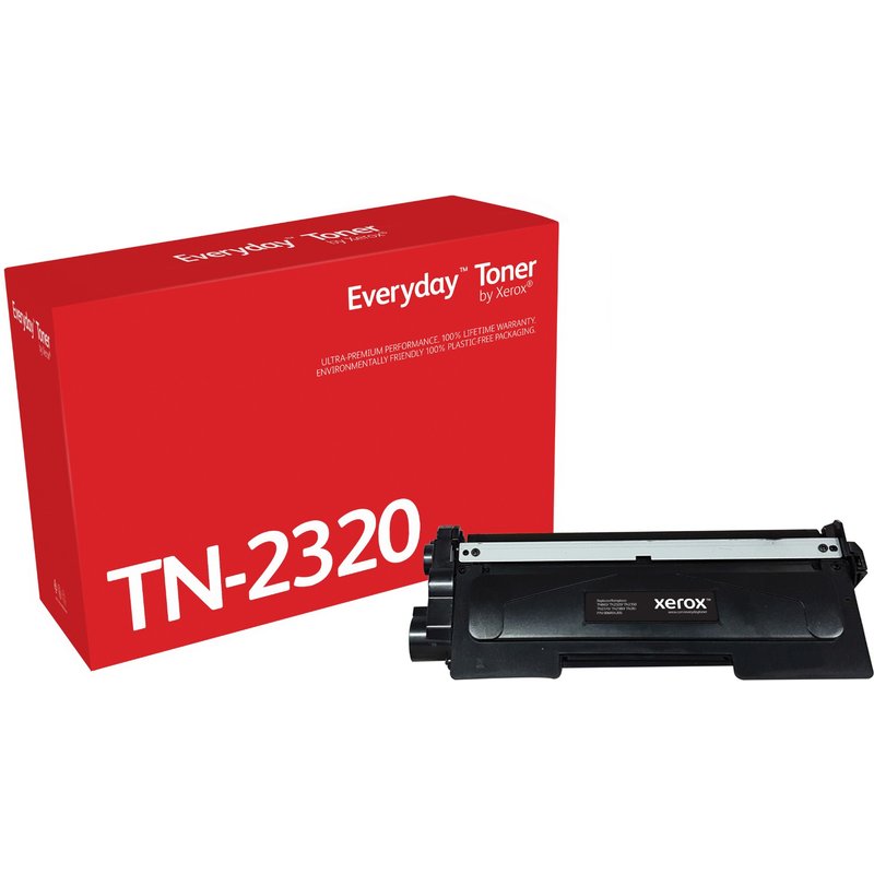 Everydayâ„¢ Mono Remanufactured Toner by Xerox compatible with Brother TN2320, High capacity