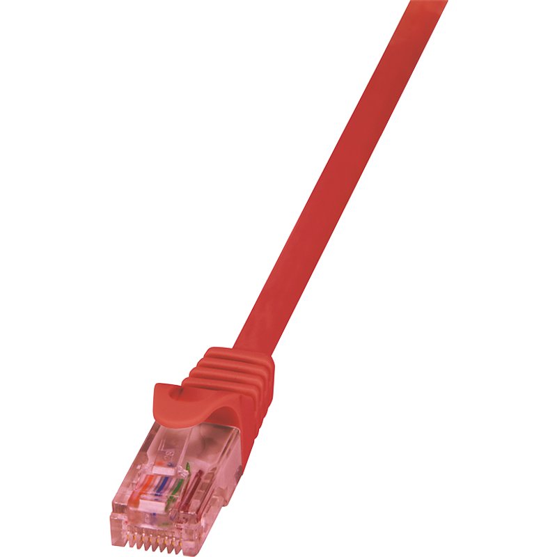 LogiLink 1m Cat.6 U/UTP networking cable Red Cat6 U/UTP (UTP)