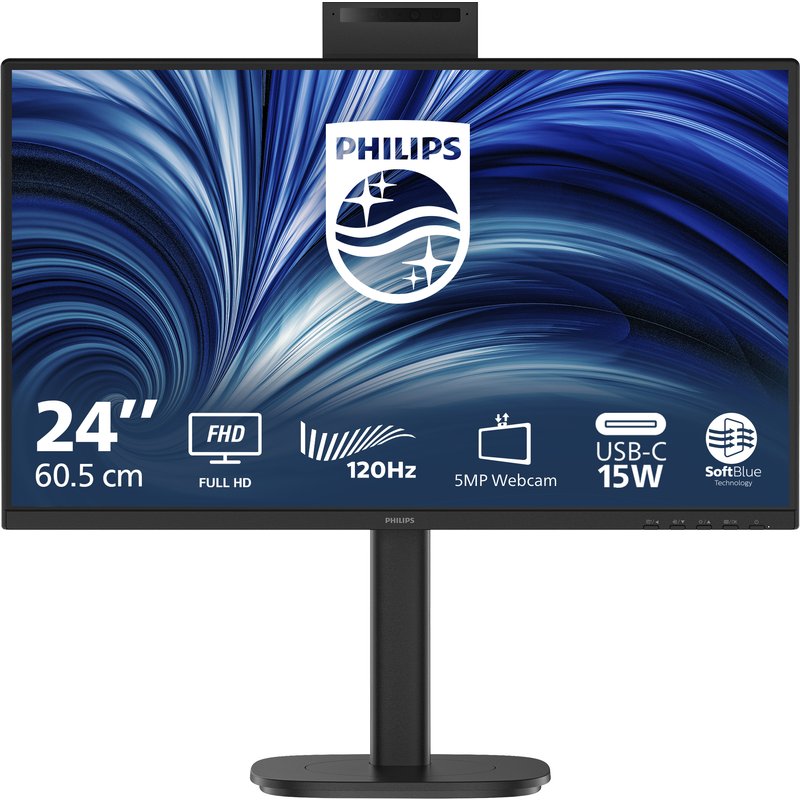 Philips 3000 series 24B2N3200JH/00 computer monitor 60.5 cm (23.8") 1920 x 1080 pixels Full HD LCD Black
