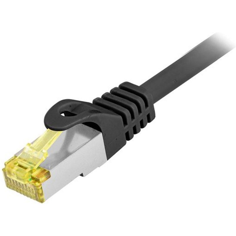 Equip Cat.6A S/FTP Outdoor Patch Cable. 3.0m. Black